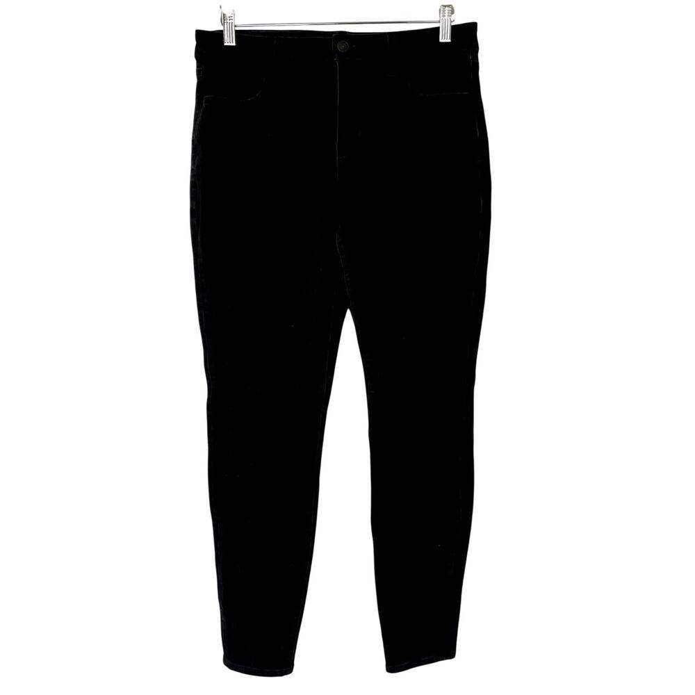 American Eagle dream stretch black jeans women's size 12 long cotton blend - Picture 1 of 8